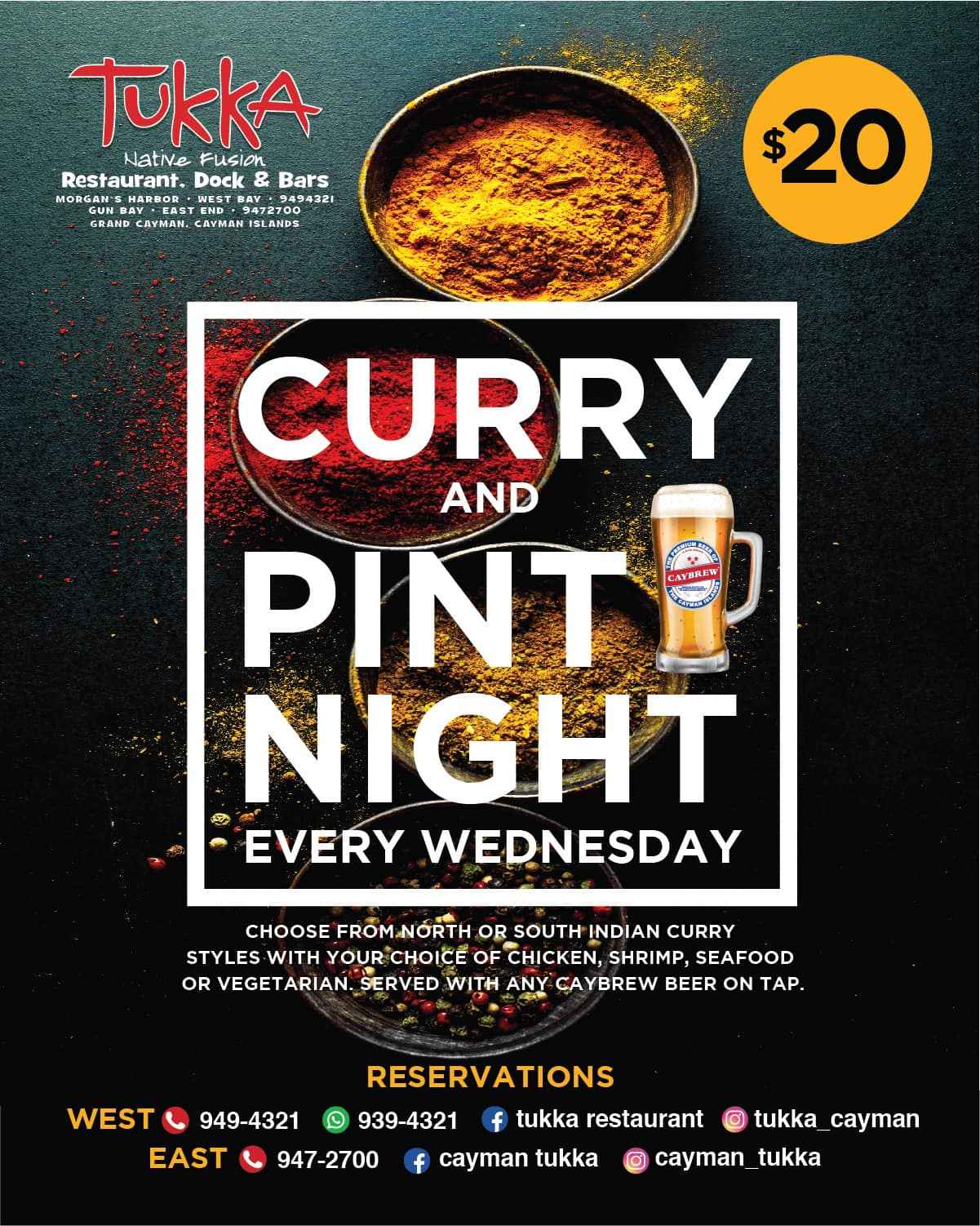 Curry and a Pint Night