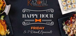 Friday Happy Hour at Kazoku
