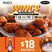 Wednesday Wings at Salty's