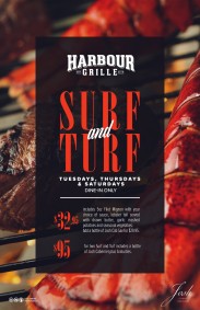 Surf and Turf Special, Harbour Grille