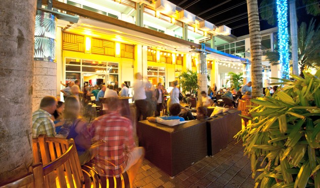 Outside of Abacus Restaurant Cayman