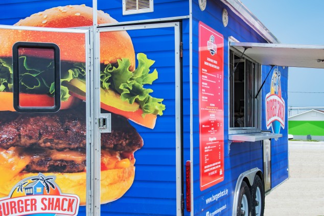  Burger Shack Truck Window Cayman 