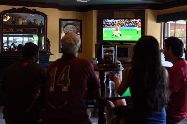  Fidels Cayman Watching a Football Game 