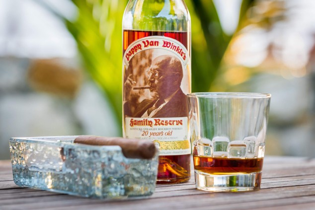 Grand Old House Whiskey and a Cigar 