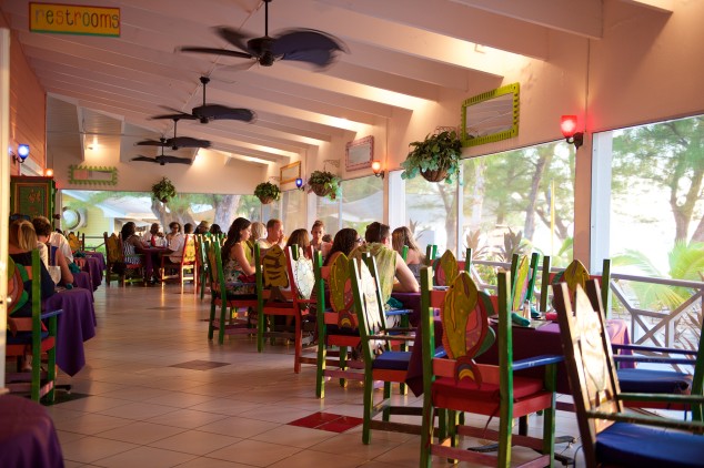  Rum Point People Inside Restaurant 