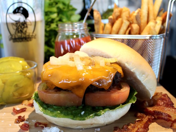  Sharkeez Cayman Burger and Fries 