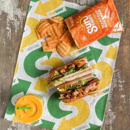  Subway Chips and Drink 