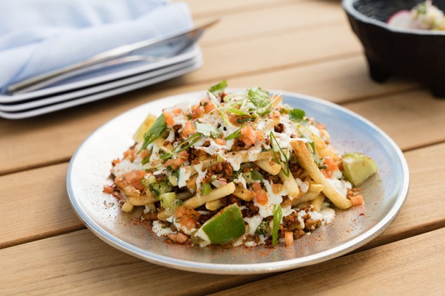  Coccoloba Mexi poutine dish 